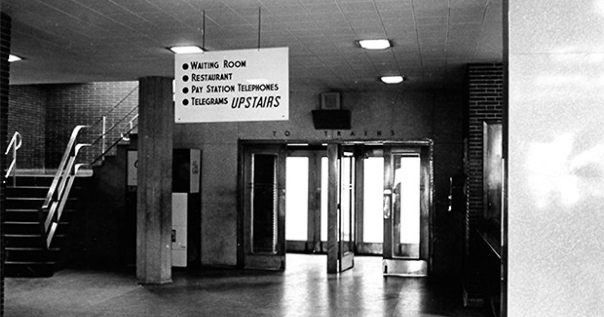 entry way of the port aux basque terminal