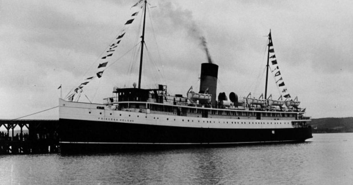 the helene docked
