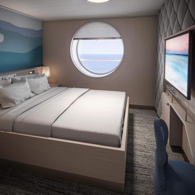 Deluxe cabin with an ocean view