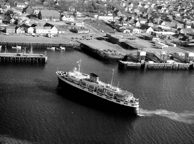 Image of the MV Bluenose at Yarmouth circa 1970s