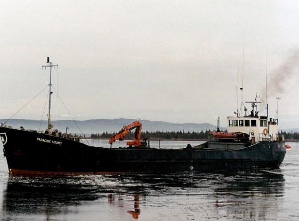 Image: MV Paradise Sound on the water